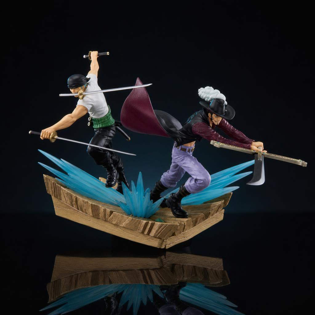Figura de colección Figura Dracule Mihawk & Roronoa Zoro