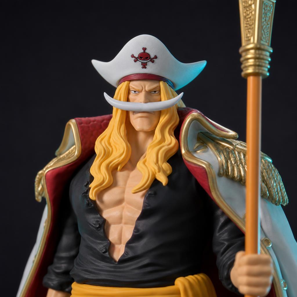 Figura de colección Figura Edward Newgate Whitebeard King of Artist, detalle de cerca
