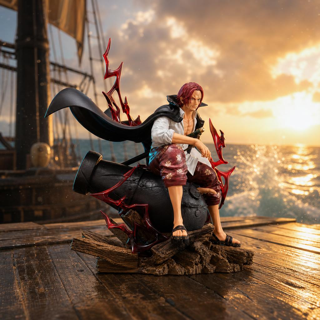 Figura de colección Figura Shanks Theoréma Soul, en escena épica