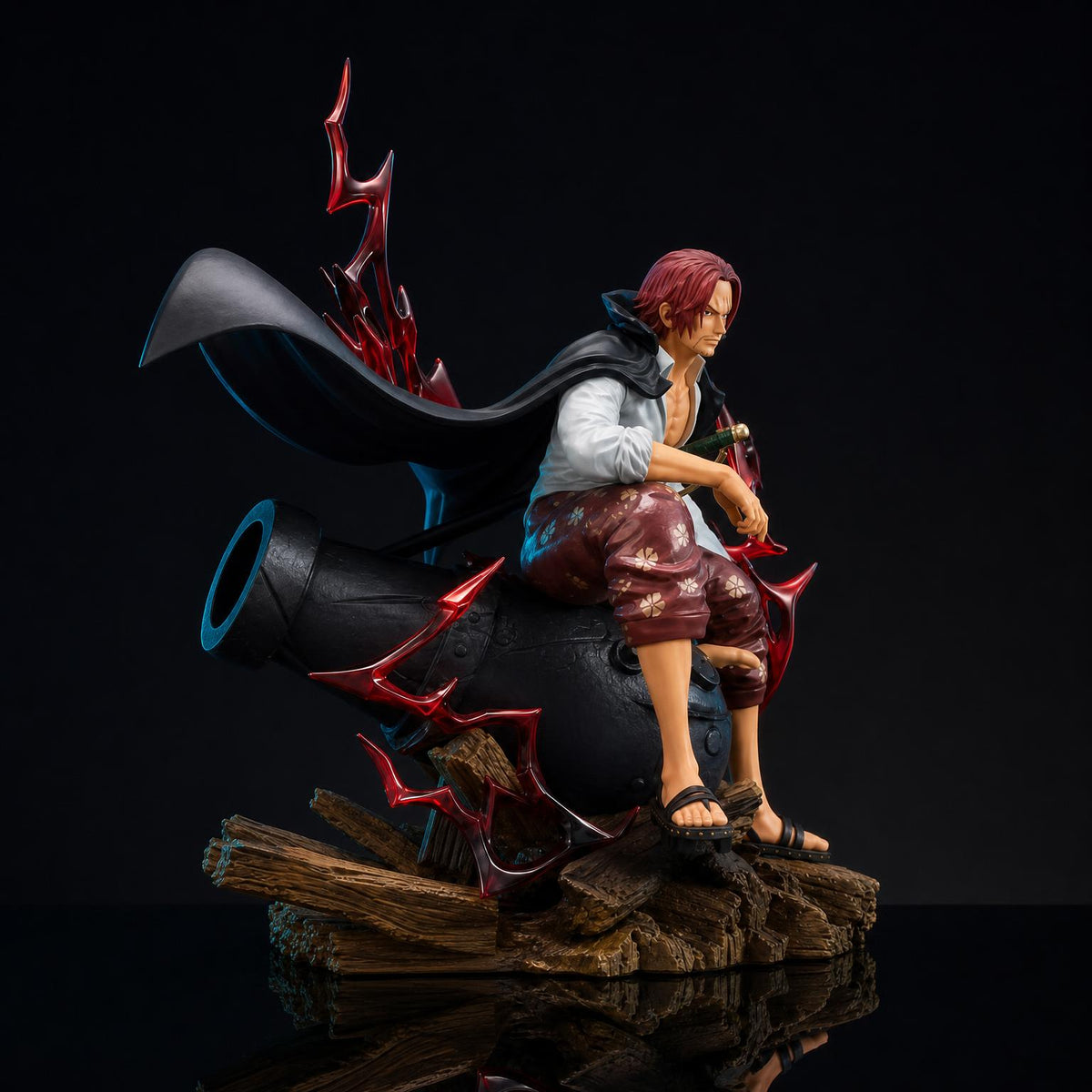 Figura de colección Figura Shanks Theoréma Soul, vista lateral izquierda