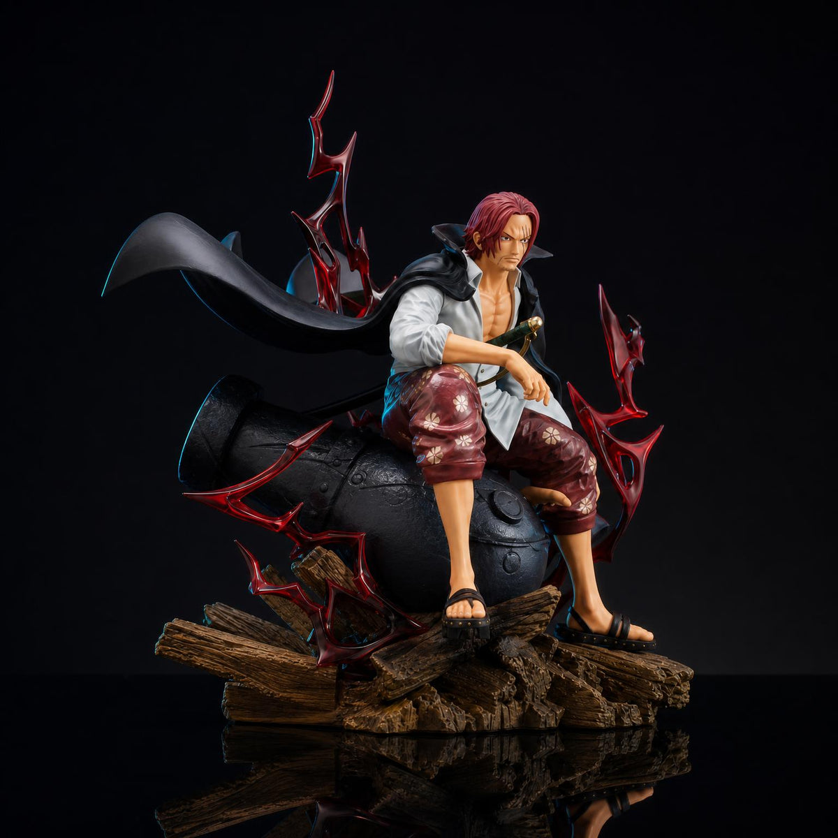 Figura de colección Figura Shanks Theoréma Soul, vista lateral derecha