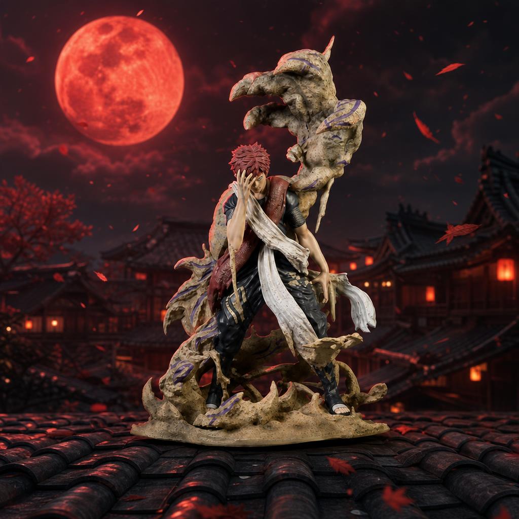 Figura de colección Gaara, en escena épica
