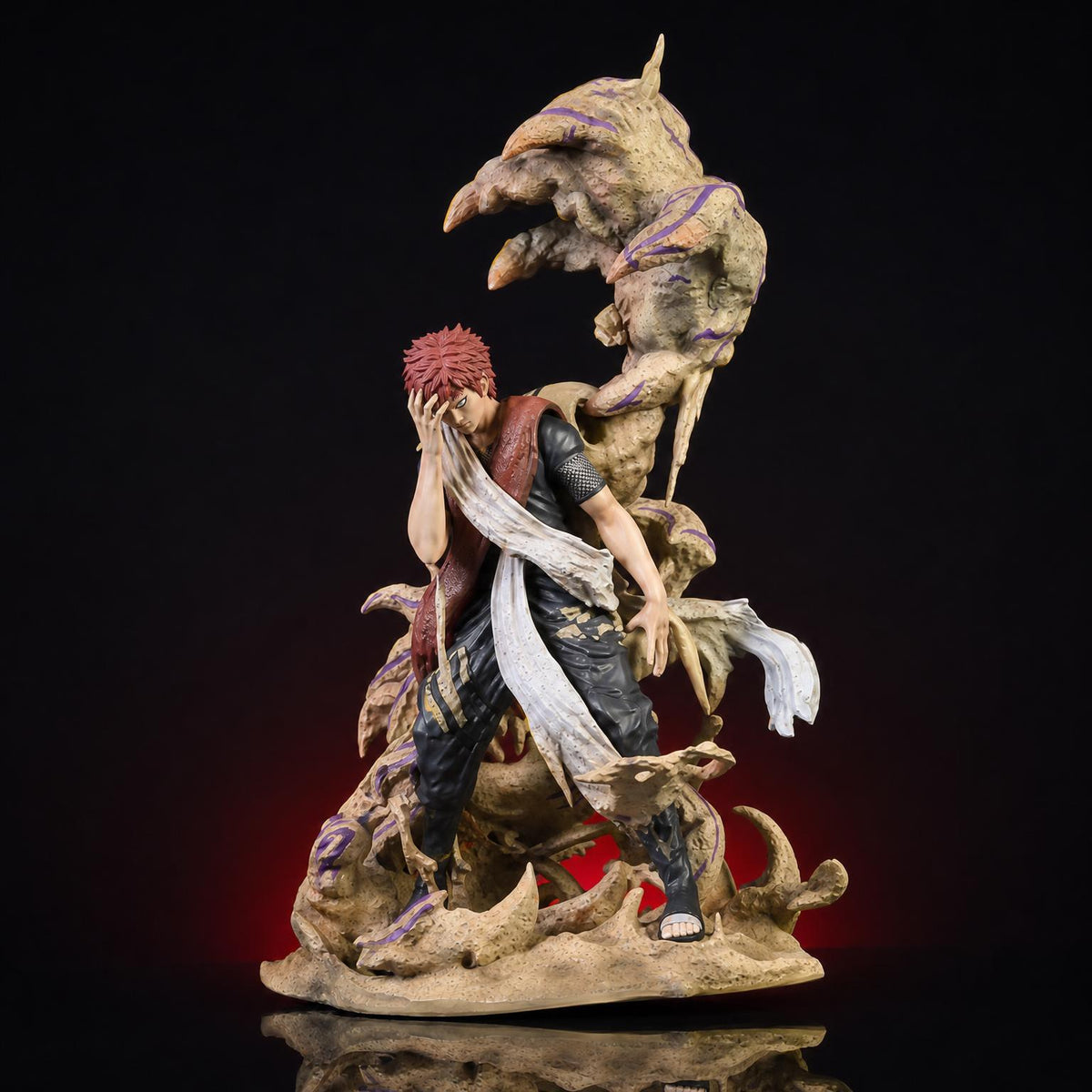 Figura de colección Gaara, vista lateral izquierda