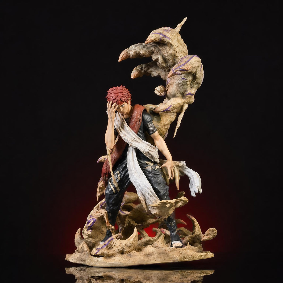 Figura de colección Gaara, vista lateral derecha