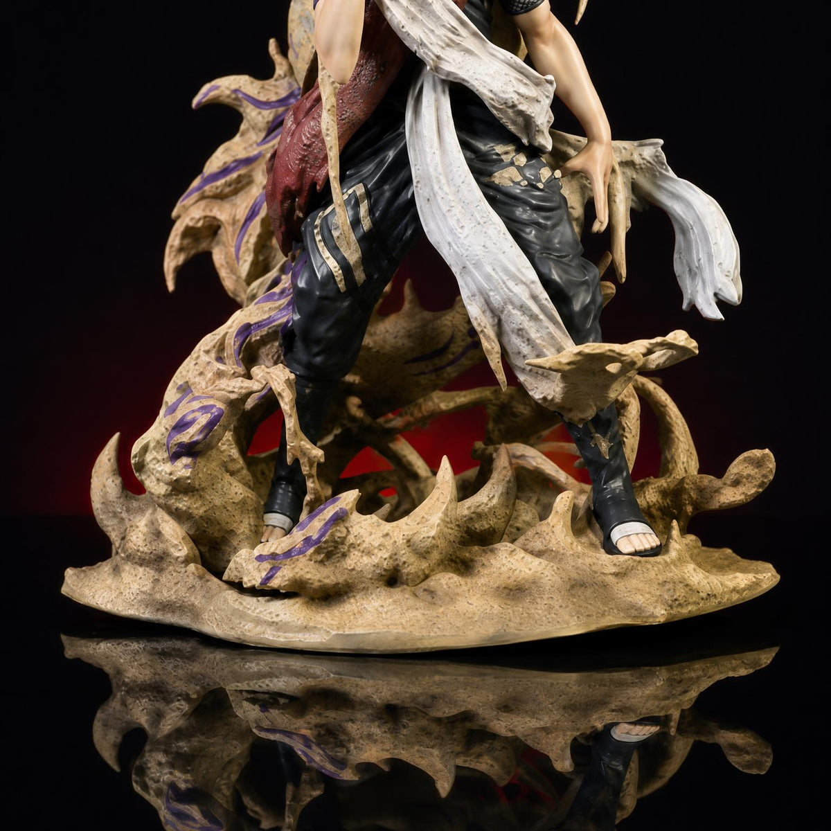 Figura de colección Gaara, detalle de la base