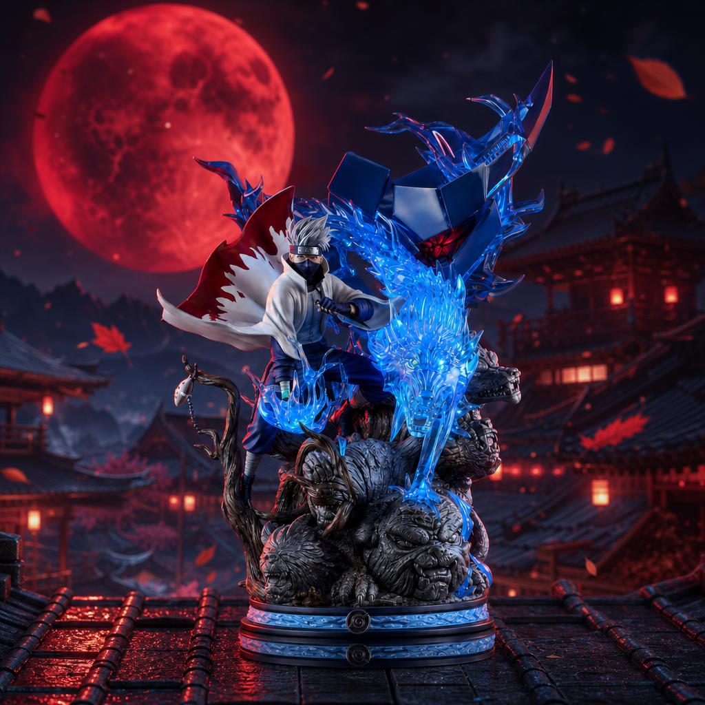 Figura de colección Hatake Kakashi, en escena épica