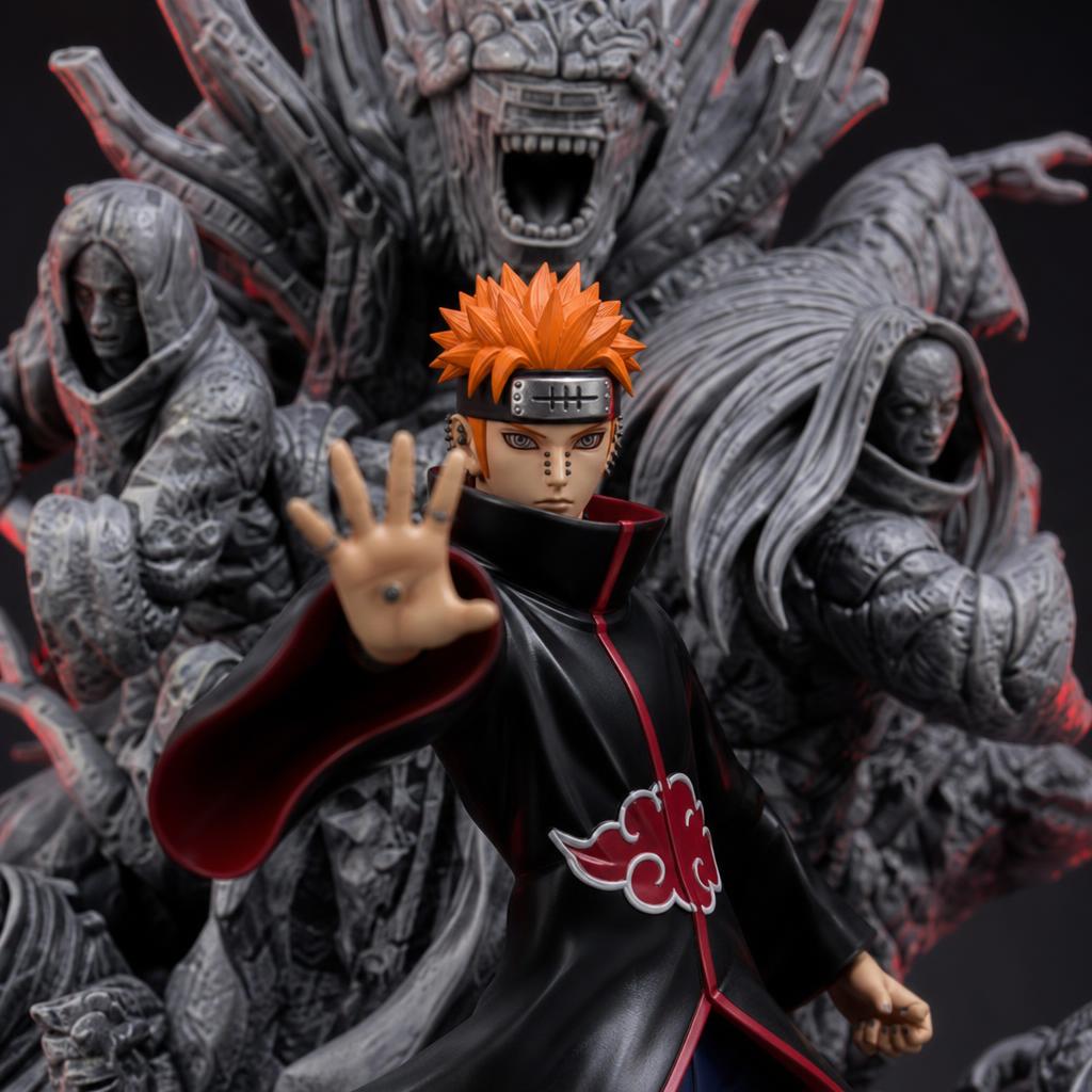 Figura de colección Pain, detalle de cerca
