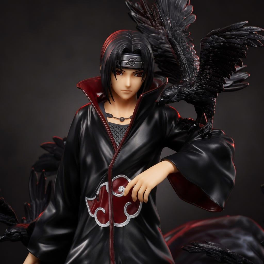 Figura de colección Uchiha Itachi, detalle de cerca